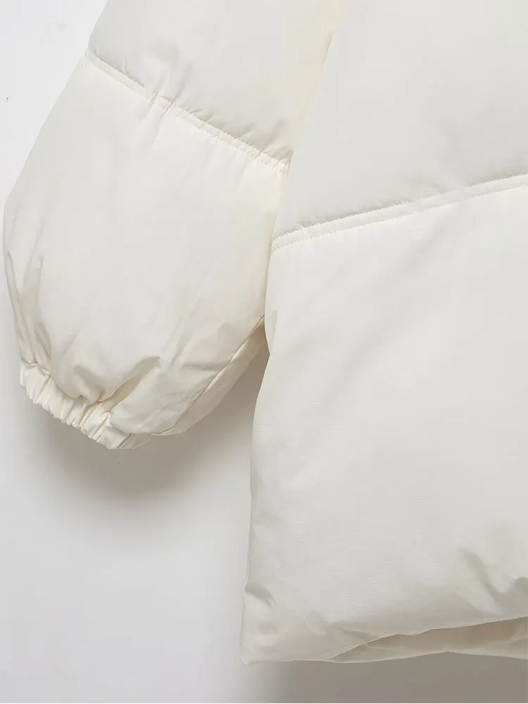 TFAFXY Women Winter Jacket Thicken Cotton Oversize Coats Elegant Long Sleeve Zipper Parkas Jackets Casual Fluffy New Outwear