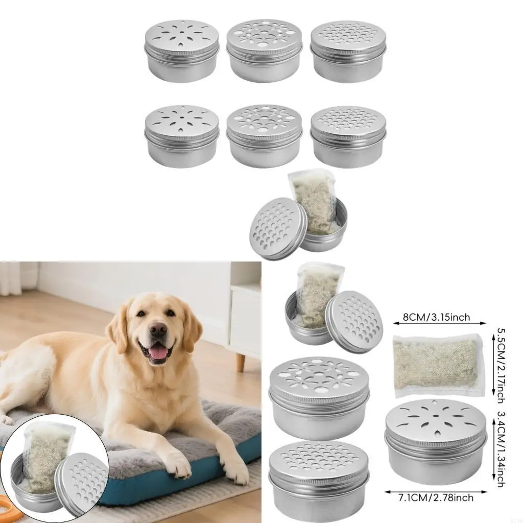 

Pack Of 6 permanent Metal Canine Scent Training Holders For Dog Olfactory And motion Exercises Indoor Outdoor Use 37JD