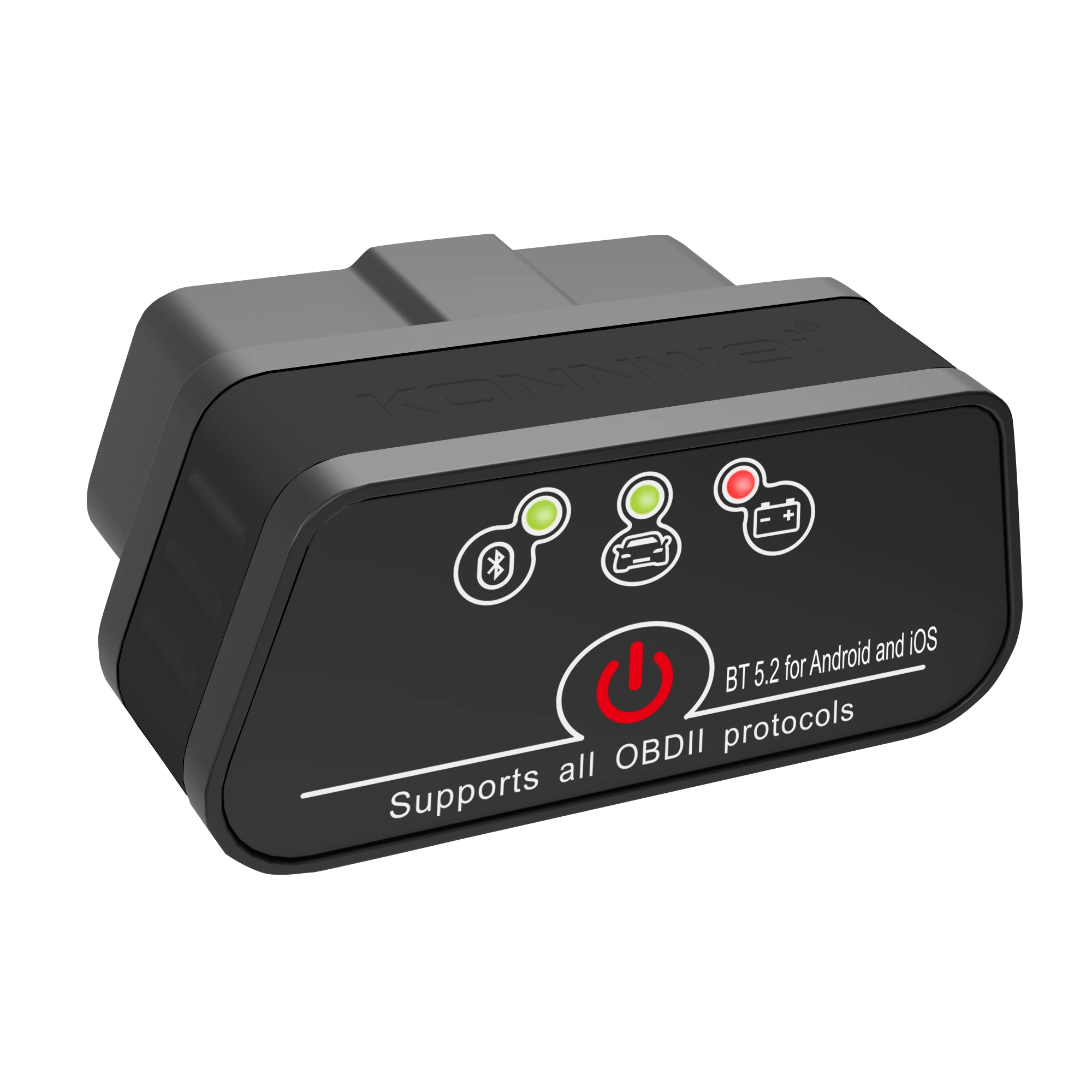 KONNWEI KW901 ELM327 V1.5 بلوتوث 5.0 Obd2 الماسح الضوئي لنظام أندرويد/IOS obd 2 أداة تشخيص السيارة قارئ رمز pk Vgate ICAR2 ICAR 2