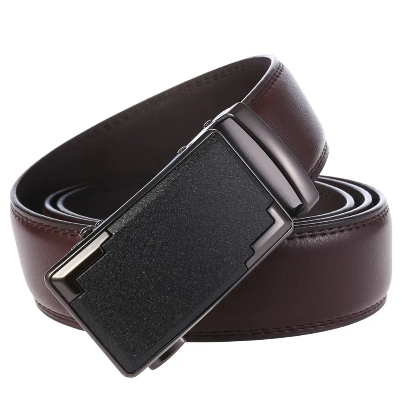 Ceinture en cuir véritable de vache pour homme, accessoire de luxe, haute qualité, nouvelle collection 2021