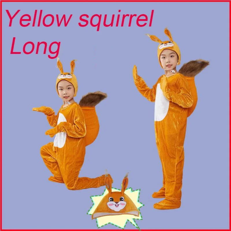 الأطفال الرمادي الذئب زي الثعلب الفتيان والفتيات هالوين الحيوان تحت عنوان حزب السنجاب تأثيري بذلة للأطفال؛ 2'd، 5.h؛ #4