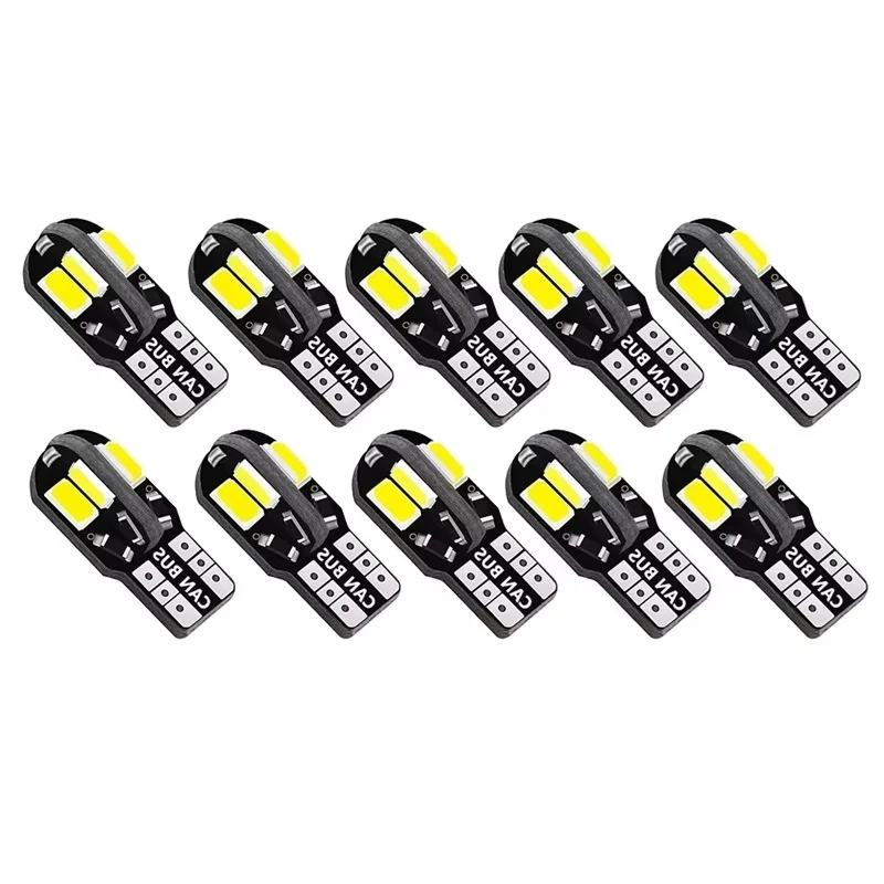 T10 Auto-LED-Glühbirne W5W LED Canbus Fehlerfrei Superhelle Autoinnenbeleuchtung Autolampe Weiß Bernstein Rot Leselampe Dachlampe