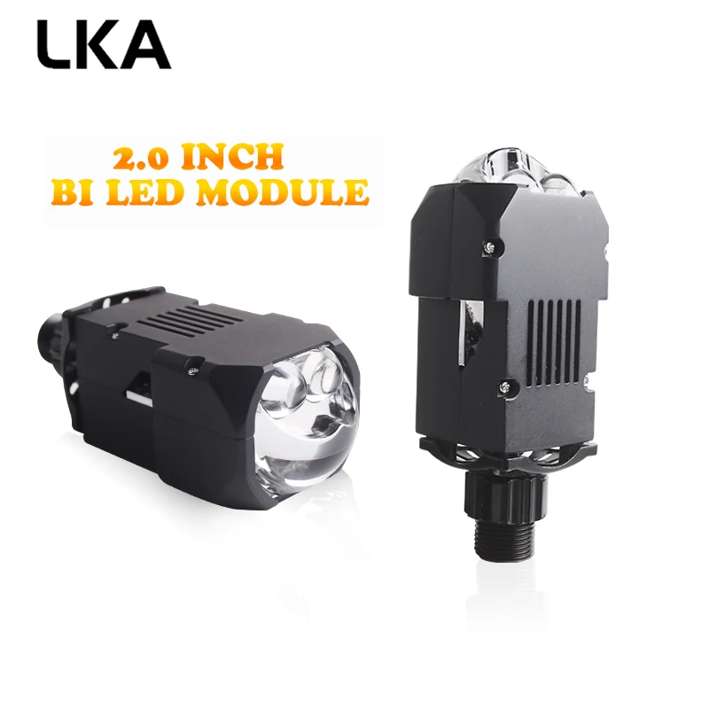 

2025 LKA Non-destructive 2 Inch Bi Led Module Dual Lens for Motorcycle Headlight Car 12V Led Lights Retrofit Auto Accessories