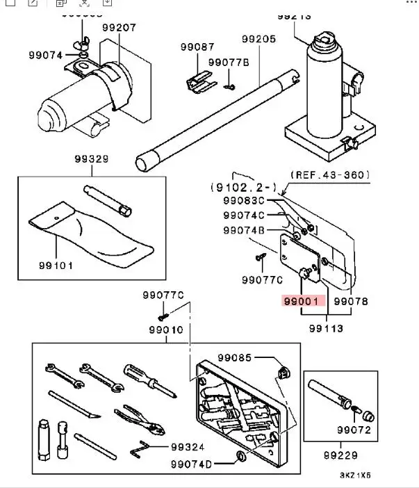 1 Piece 1989-1999 Rear Door Work Box Screw for Pajero Fix Tool Box Switch for Montero Shogun  V30 Not for V90 MB922021 MB922022