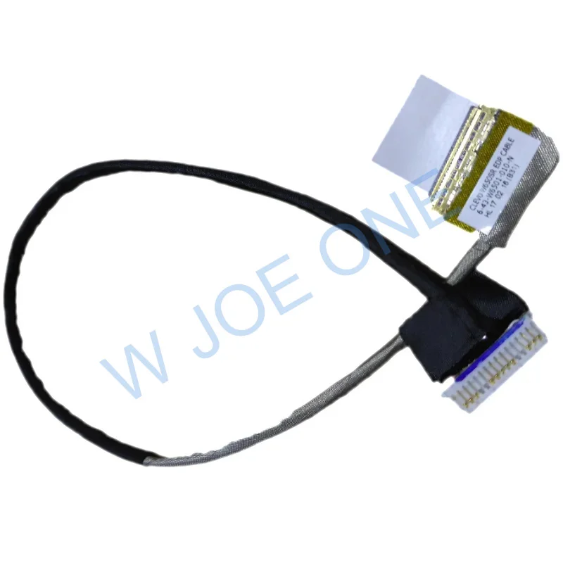 A + novo original para clevo w650sr edp cabo lcd 6-43-w6501-010-n 6-43-w6501-010-2n para hasee k650d k670d k640 t5 dc pro portátil