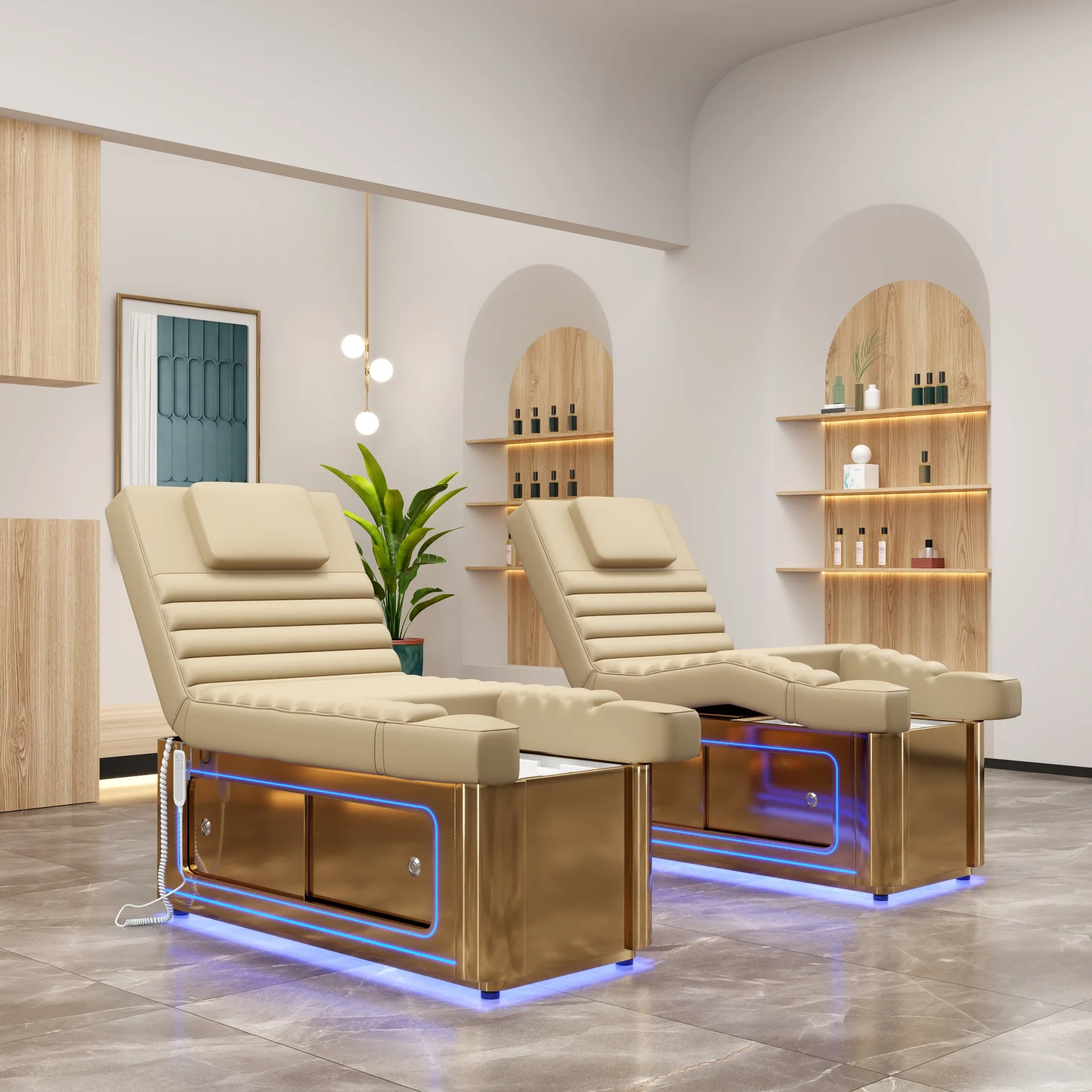 เตียงนวดไฟฟ้า ร้านเสริมสวย สปา ร้านนวดพิเศษ นวดเท้า เตียงนวดอเนกประสงค์ เก้าอี้นวดเท้า