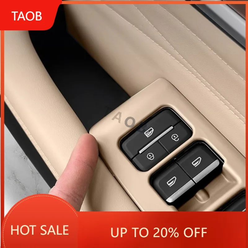 For GEELY Monjaro KX11 Xingyue L 2021-2025 Four Door Window Lifting Panel, Window Regulator Button Cover Trim Protective Pad