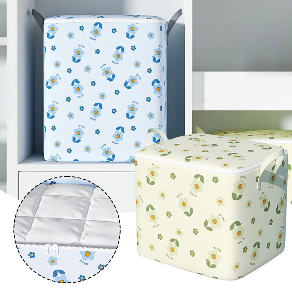 Quilt Storage Bag With Handle Stackable Anti-mould Quilts Finishing Bag For Shoe Storage