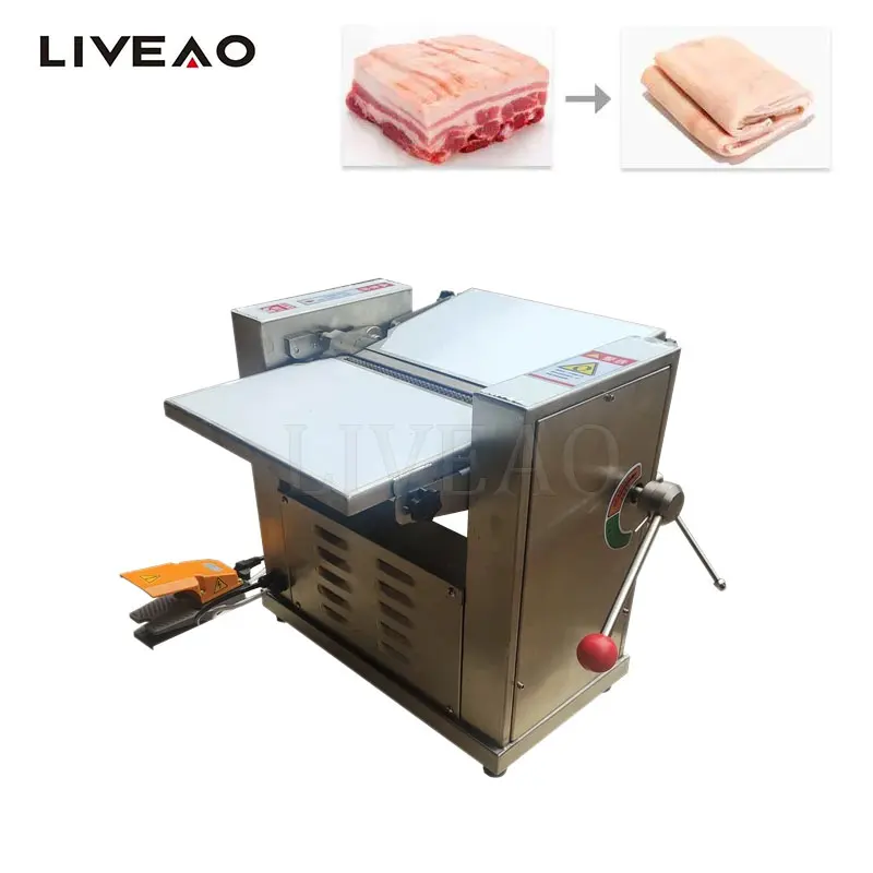 

304 Stainless Steel Pig Beef Sheep Fresh Meat Skin Remover Peeling Machine