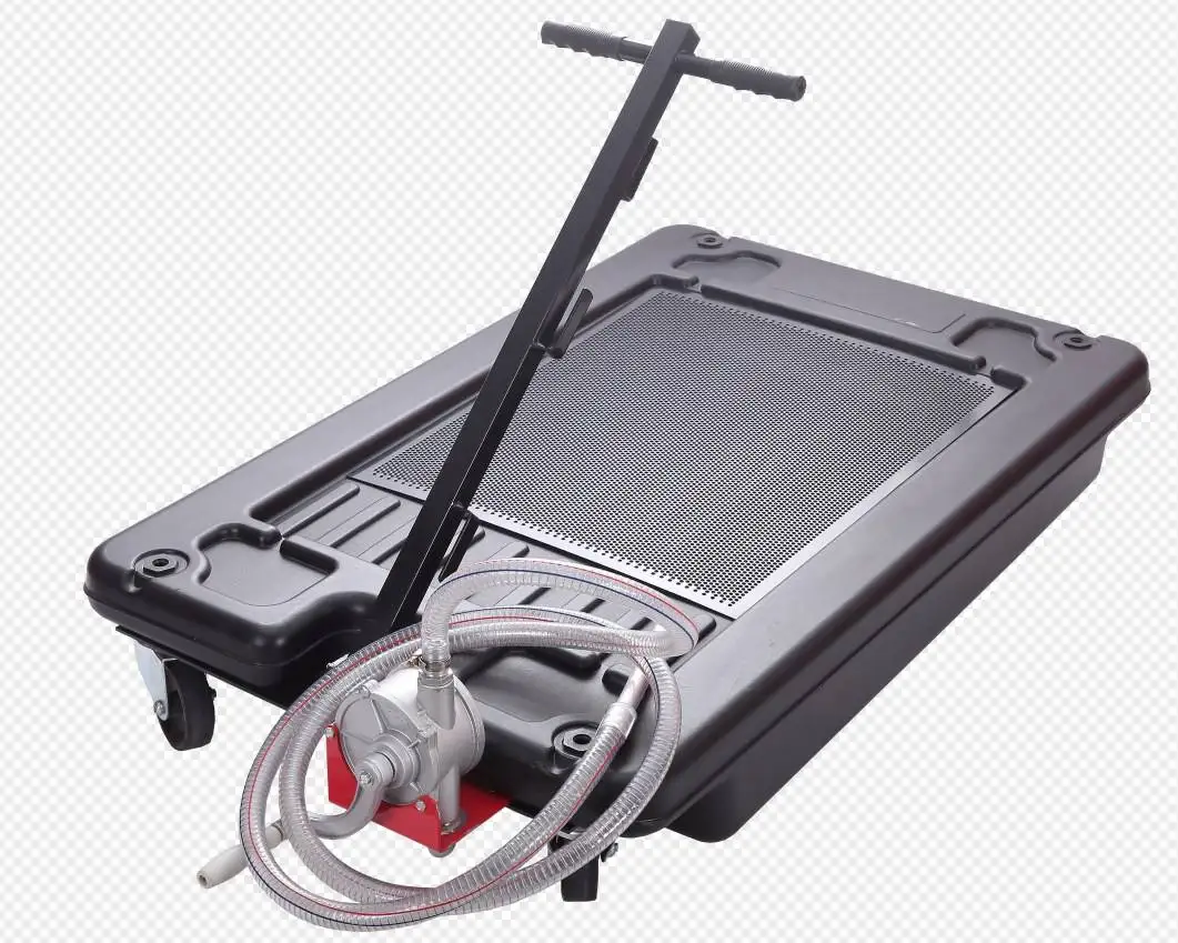 

Factory Price Manual Pump Mobile Waste Oil Drainer Car Automotive Engine Waste Oil Collect Pan For Truck