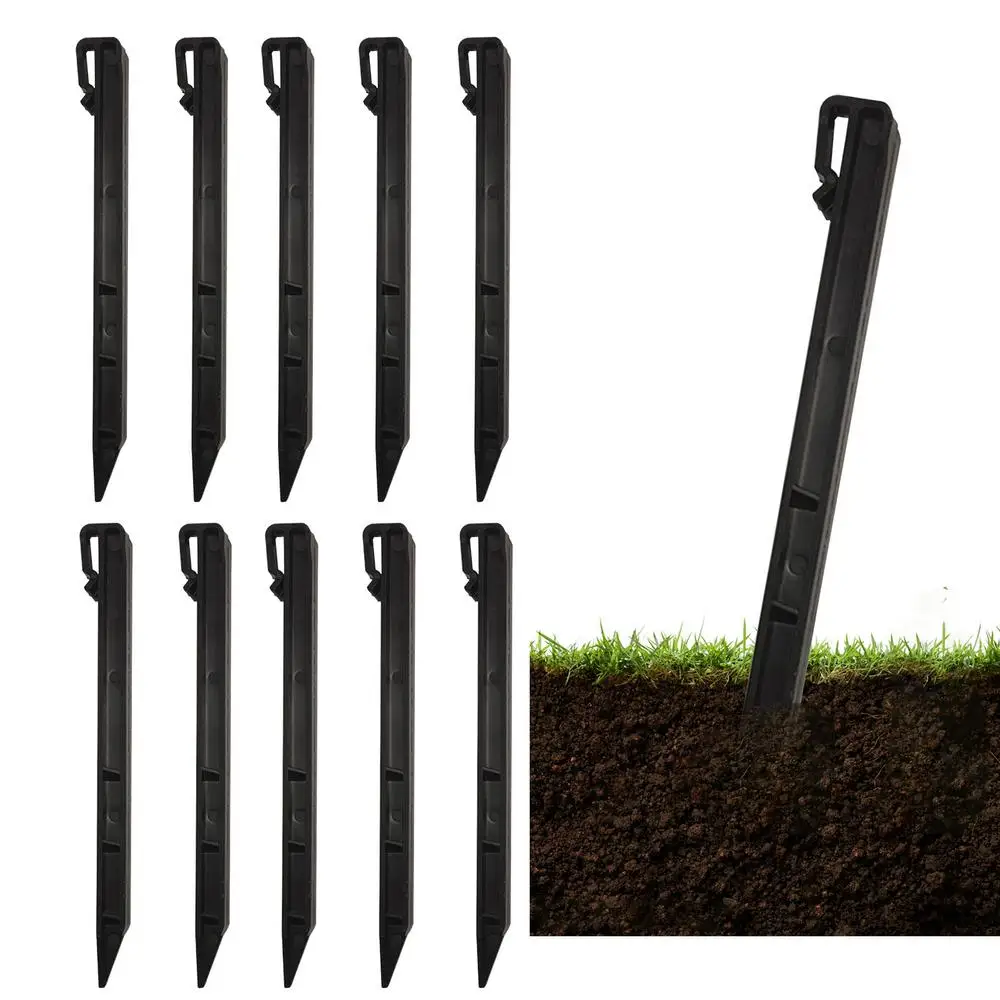 

10pcs PP Edging Nails 10 Inch PP Landscape Edging Spikes Anchoring Spikes Fence Stakes for Paver Landscape Edging Stakes