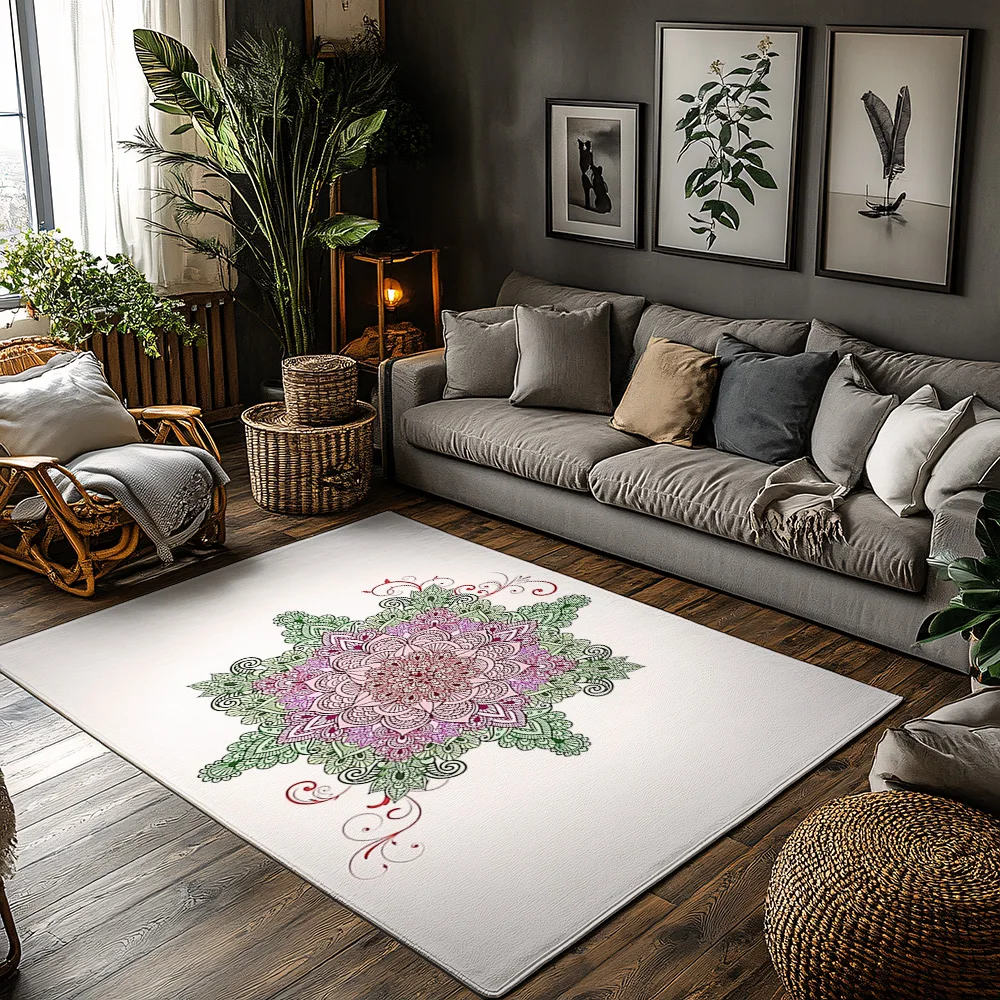 

Цветочный коврик для дома и улицы, моющийся ковер, прихожая, приветственный коврик, домашний декор, нескользящий напольный коврик, декор для сада, патио