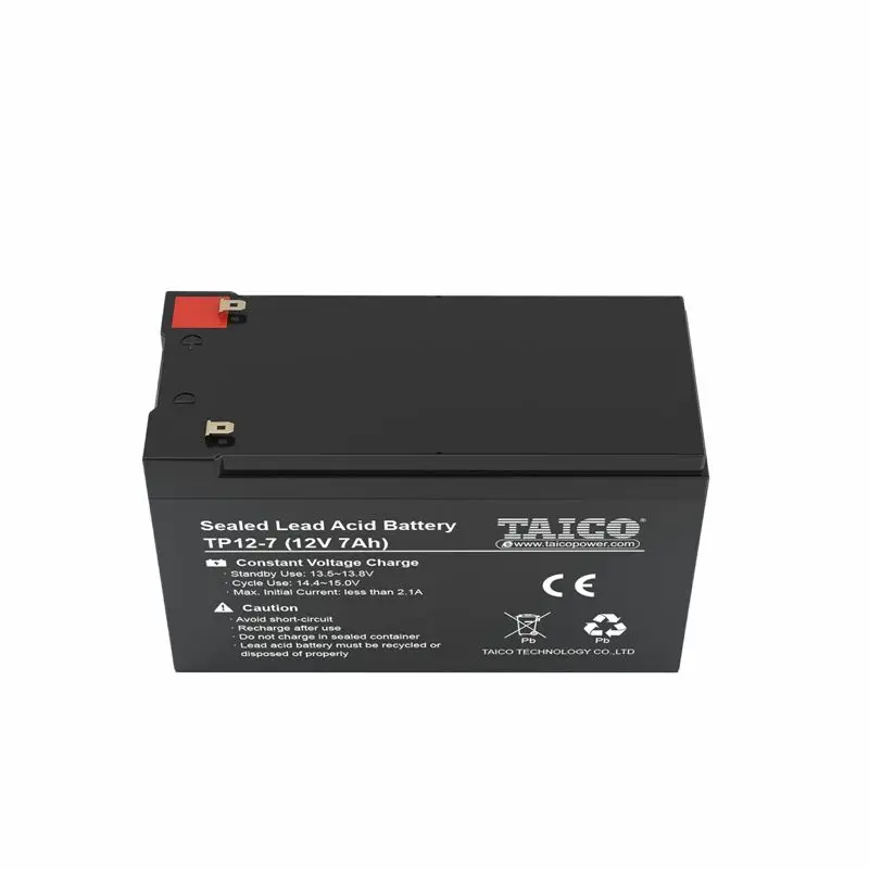 1pce TP12-7 UPS Solar Battery 12v 7AH Chargeable