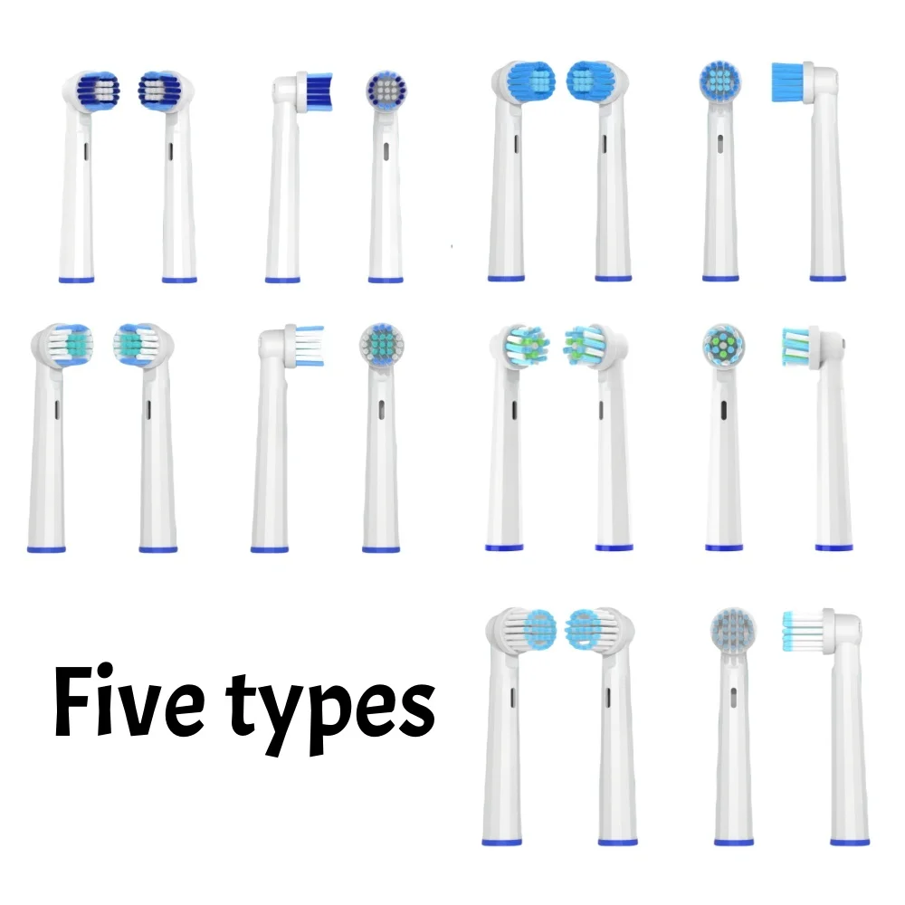4/16pcs Set Electric Toothbrush Head For Oral B Sensitive Replacement Brush Heads D25 D30 D32 D18 YM-SB17A/EB20/EB17/EB50/EB60
