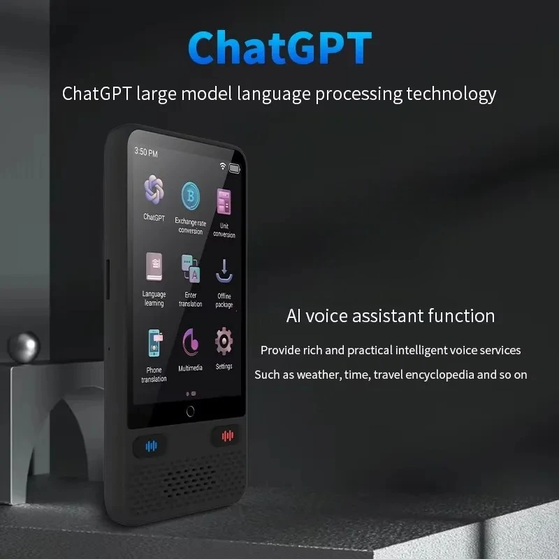 S85 Portable Translator, 74 Languages Real-time Interpreting, Auto-focus Image Translation with Full Screen Support