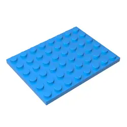 Gobricks 1 Pcs MOC Plate 6 x 8 Bricks Compatible With 3036 Model Building Blocks Parts Children Assembles Puzzle Birthday Toys