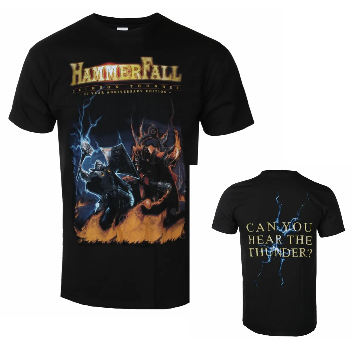 New Hammerfall Graphic Cotton T-shirt Unisex Summer Short Sleeve Fashion Brand Tee Luxury Casual Vintage Tees