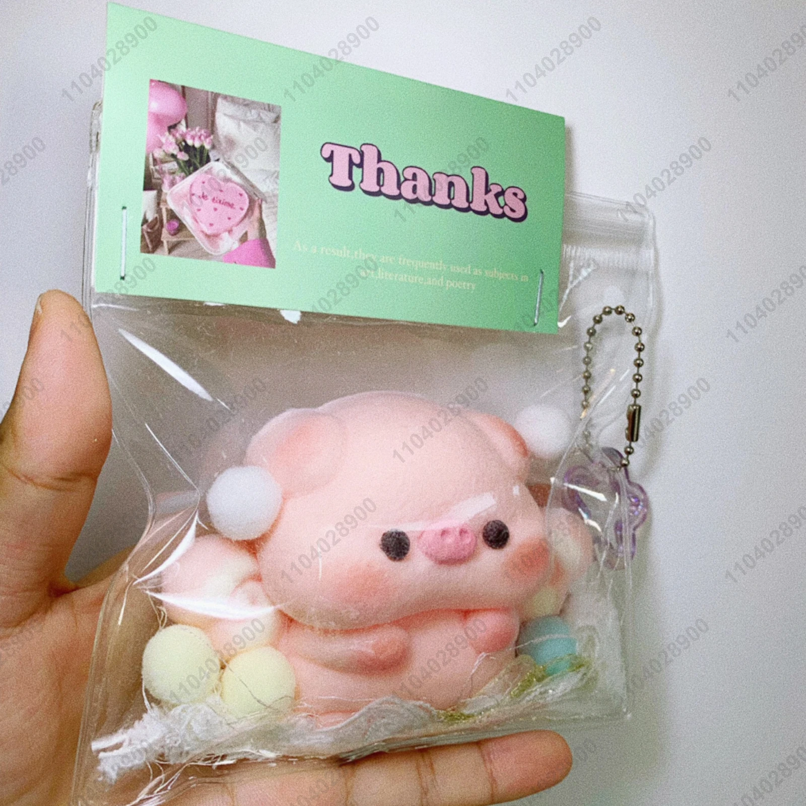 Piggy Taba Squishy Silicone Fuzzy Cute Pink Angle Pig Mochi Toy Mushy Squeeze Toy Hand Relax Stress Relief Gift Toys