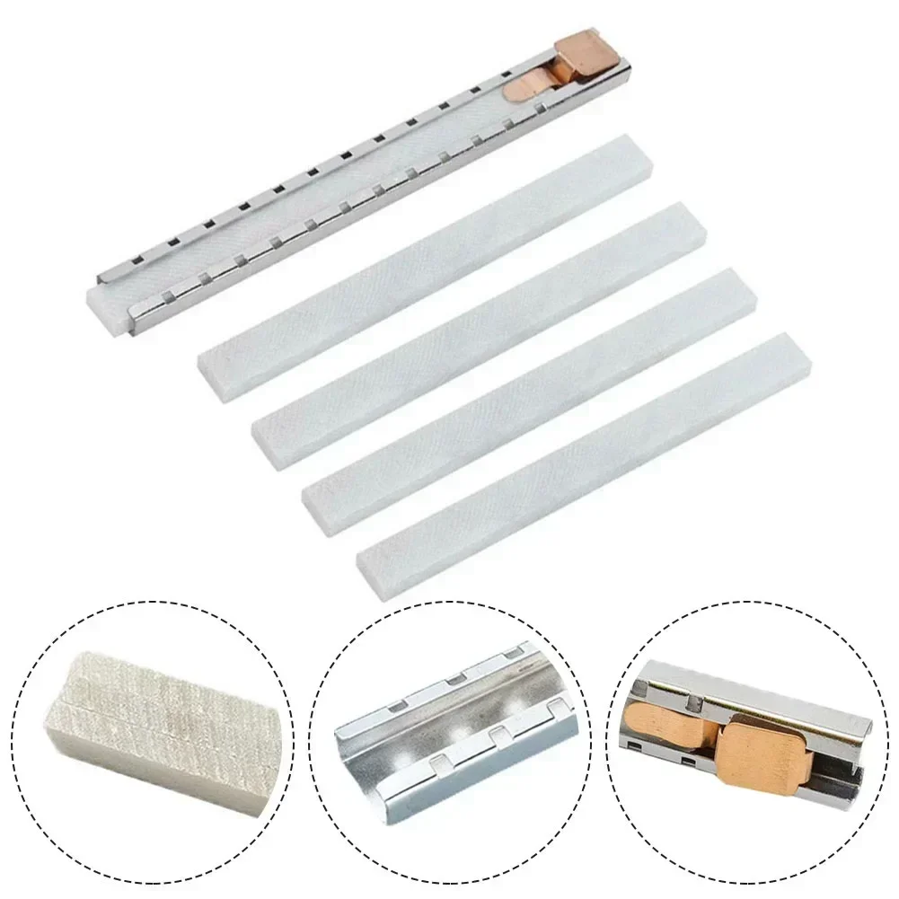 Reliable White Slate Pencil Soapstone Marker With Copper Button Holder For Marking Rough Ground And Cement Floors 6pcs