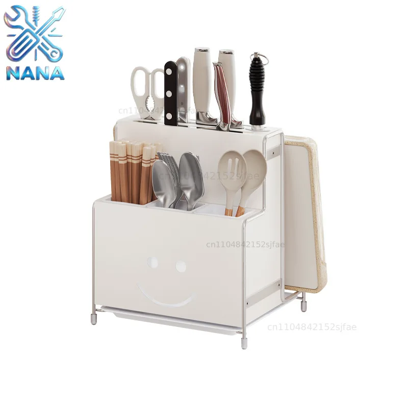 Kitchen  Holder Shelf New Multifunctional Magnetic Kitchen  Chopsticks Cutting Board Rack Integrated Storage