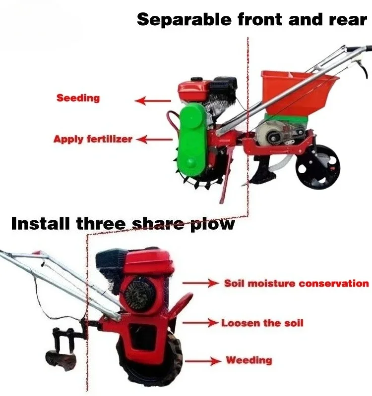 Multi-Functional Seeder for Grain Soybean Fertilizer Farm Machinery Integrated Sowing and Fertilization MachineAccurate Planter