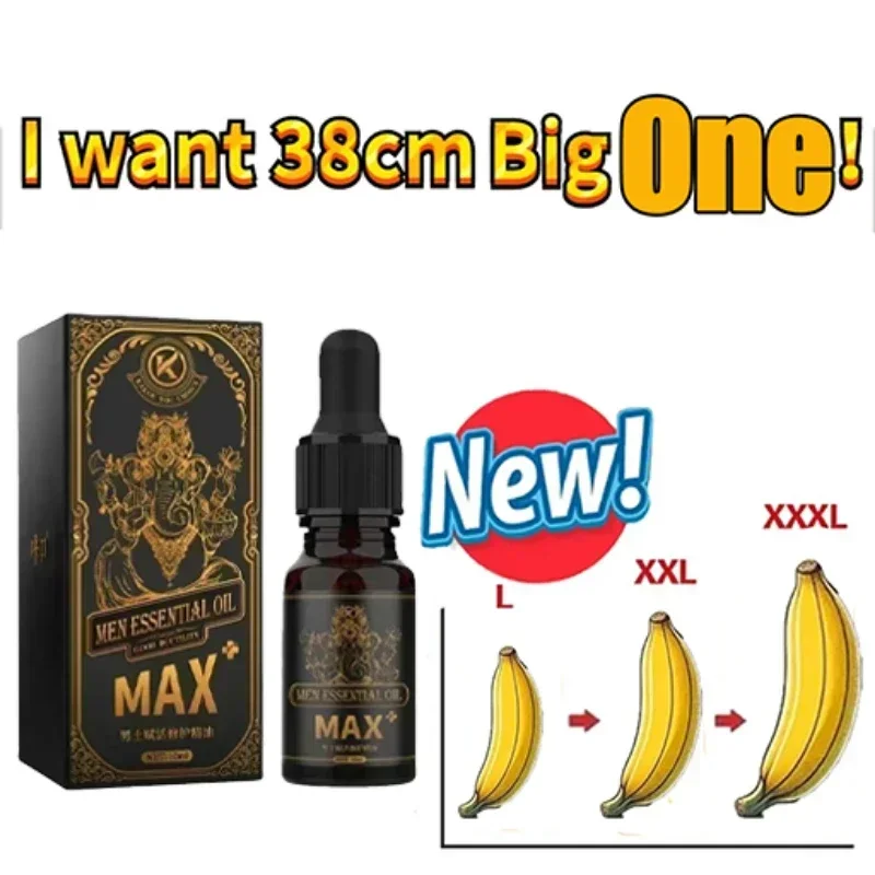 Men’s Growth & Thickening Oil for Penis Enlargement Boost Stamina Strengthen Erection Maximize Sexual Satisfaction and Pleasure