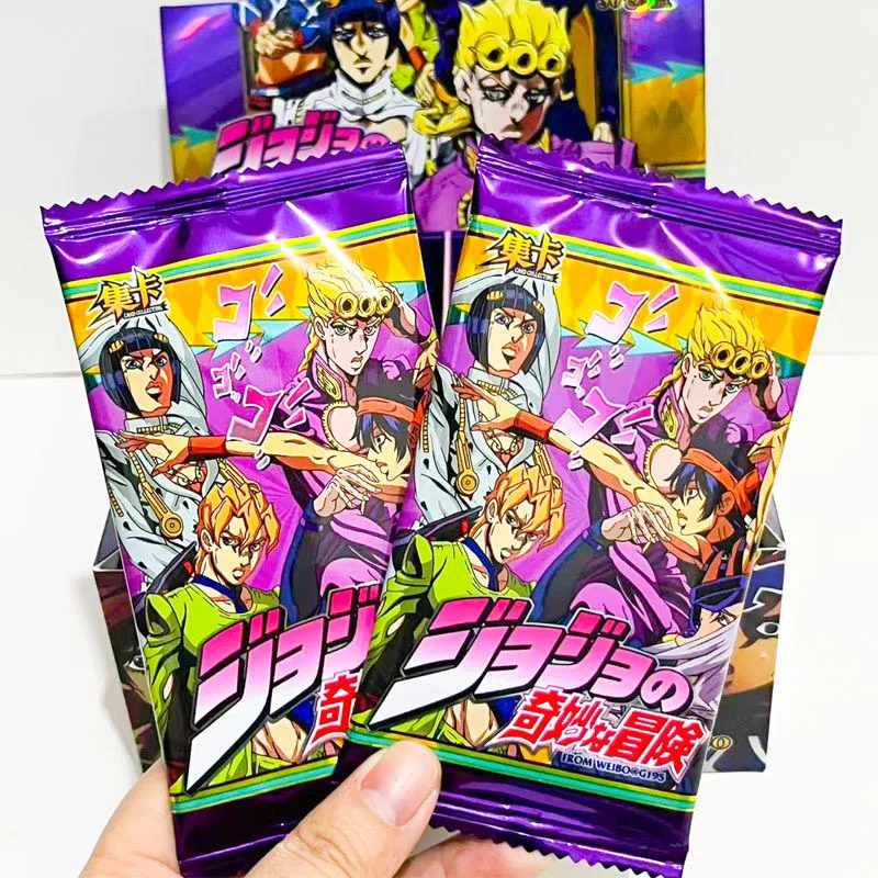 Original box  Anime JoJo Bizarre Adventure Jojo Cards Characters Collection Cards Hobby Game Collectibles for Children Gifts