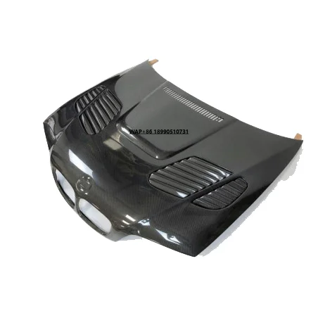 

E46 M3 Carbon Fiber Front Engine Hood GTR Carbon Fit for 3 Series E46 Coupe