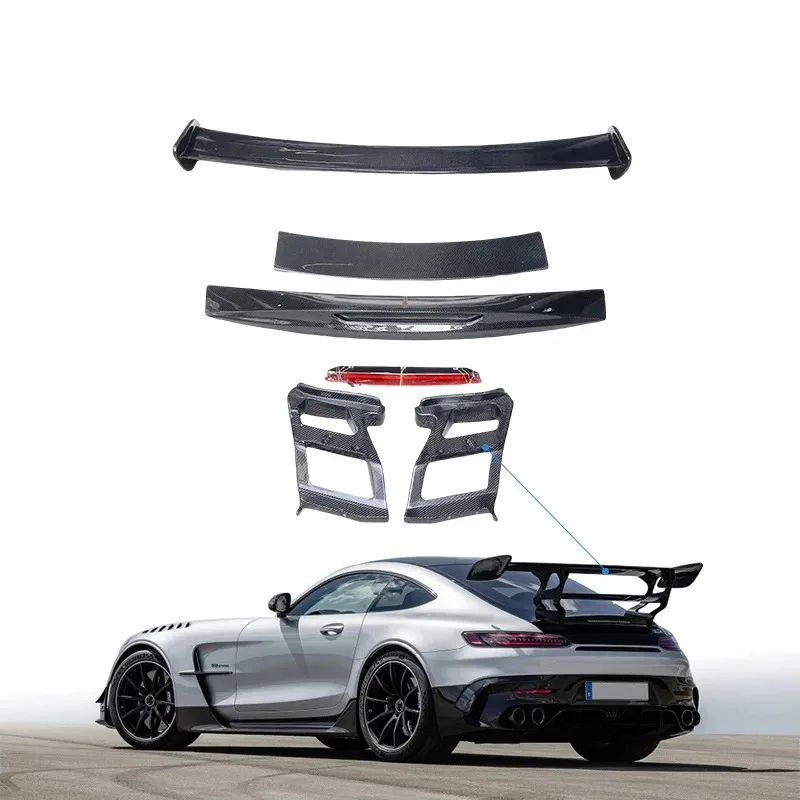 

Black-series Style Carbon Fiber Light Trunk Spoiler Rear Wing for GT