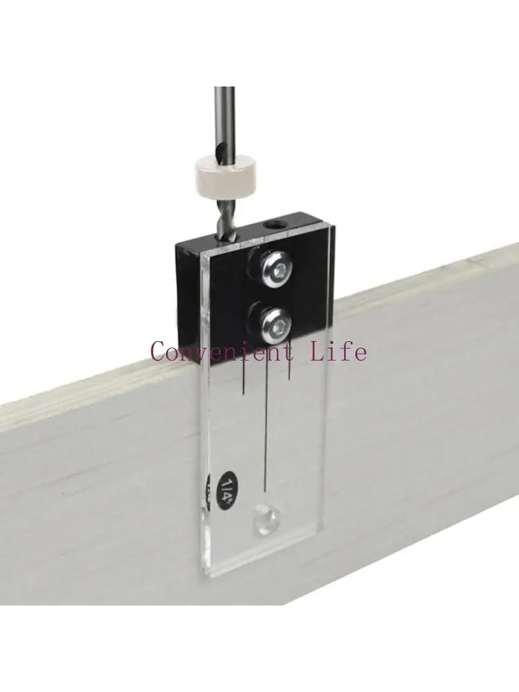 L1EE DIY أدوات النجارة الخشبية مجموعة أدوات حفر الأوتاد الأكريليك، صلابة عالية القوة، محدد موقع الثقب الدقيق #1