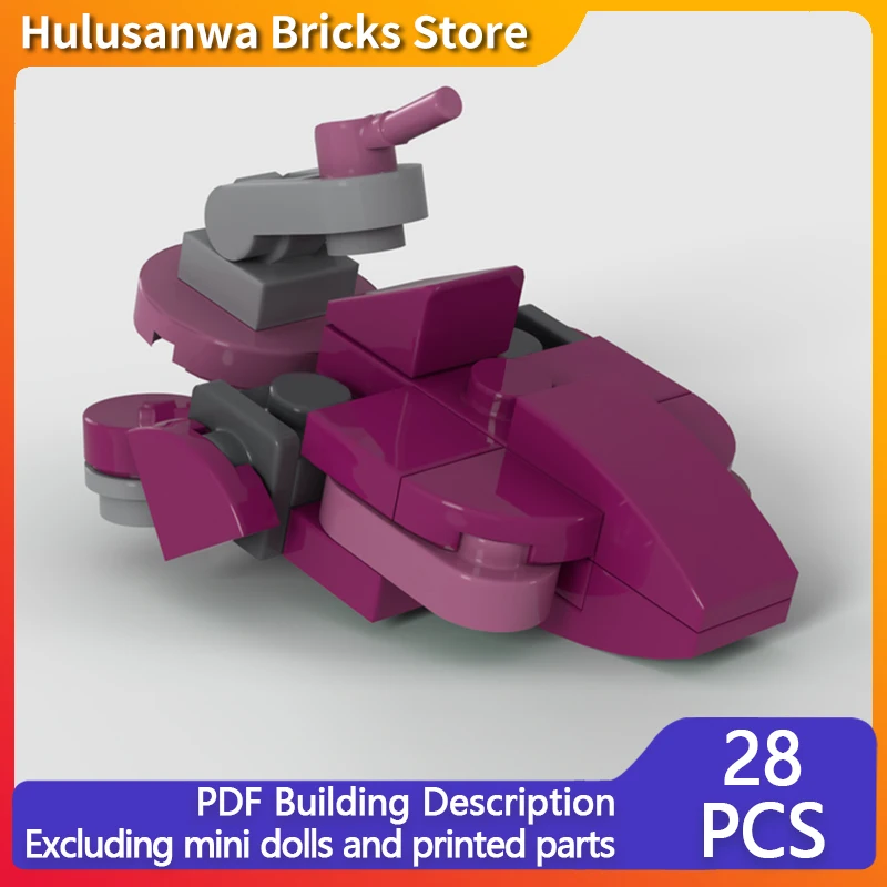 

Popular Game Model MOC Building Bricks Game Vehicle Gunboat Modular Technology Gifts Holiday Assemble Children Toys Suit