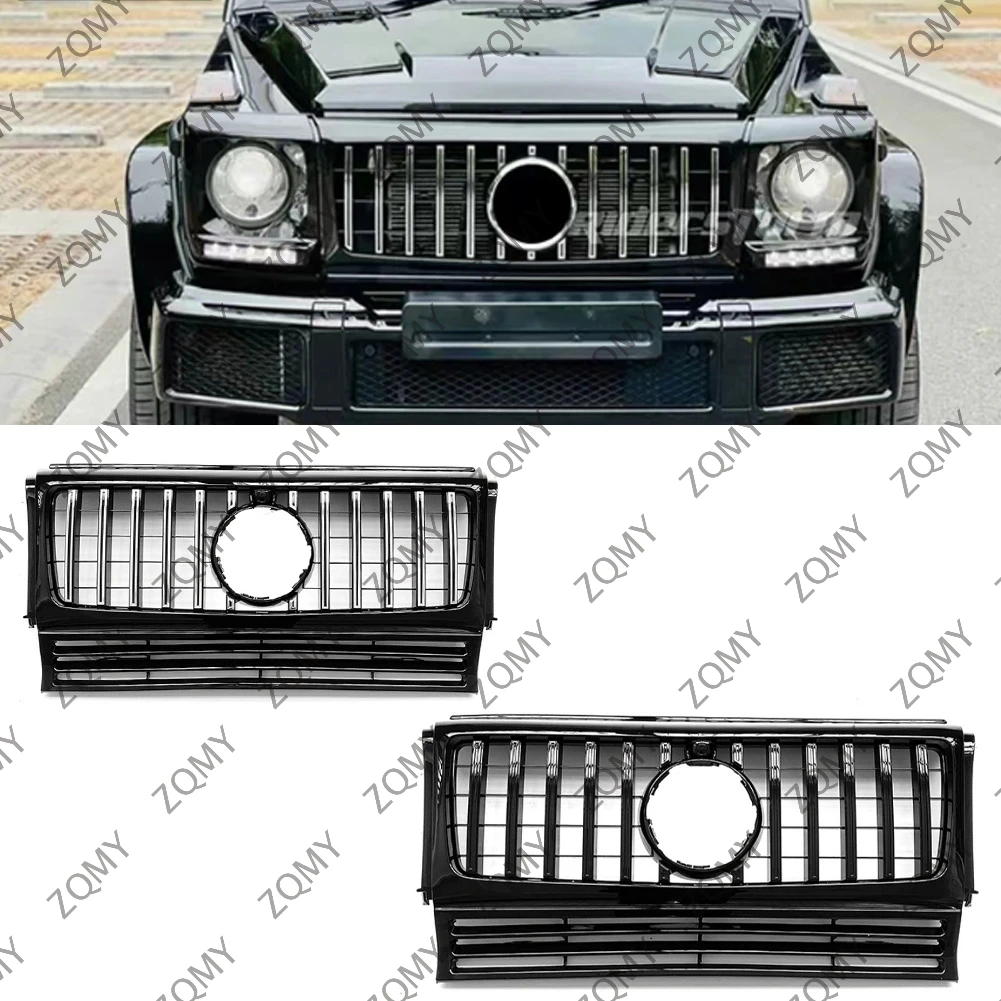 

Car Front Bumper Grille Centre Panel Styling Upper Grill For Mercedes Benz G Class W463 G500 G550 1990-2014 2015 2016 2017 2018