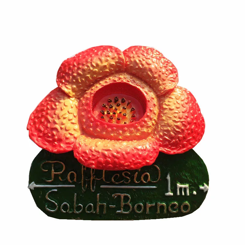 

Thai King Flower Shaped Fridge Magnet, Resin Decoration, Tourist Souvenir, Message Stickers