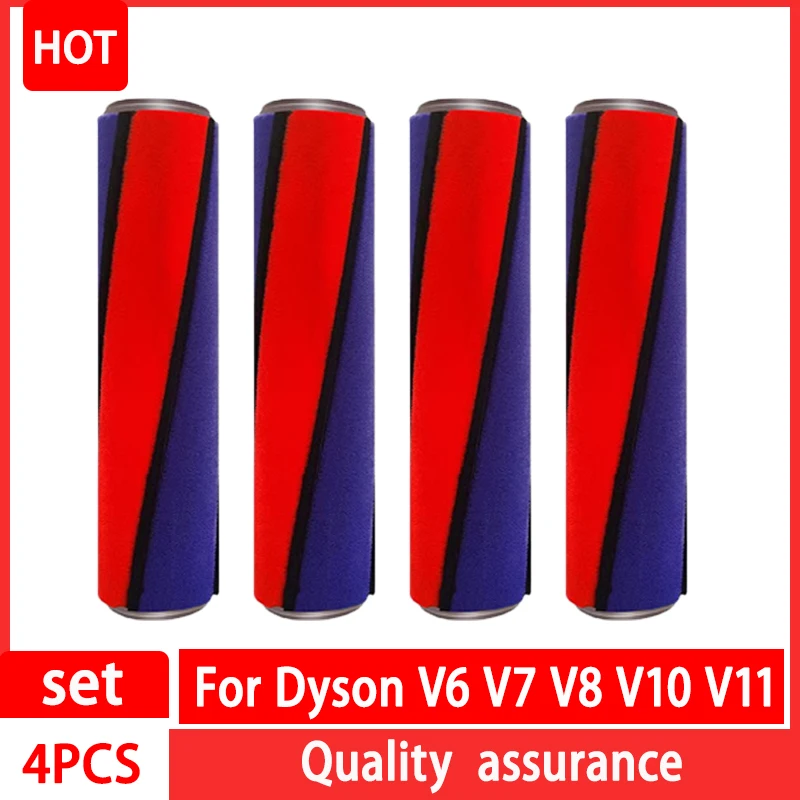 Cabezal de aspiradora de rodillo suave para Dyson V6, V7, V8, V10, V11, accesorios de cepillo principal, Kit de piezas de repuesto