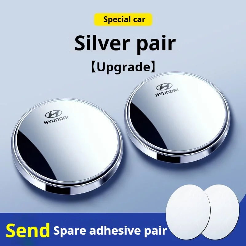 

Car Rearview Mirror 360° Small Round Mirror Car Accessories For Hyundai Tucson I40 ix25 ix35 Emblem Accent Elantra Santa Sonata