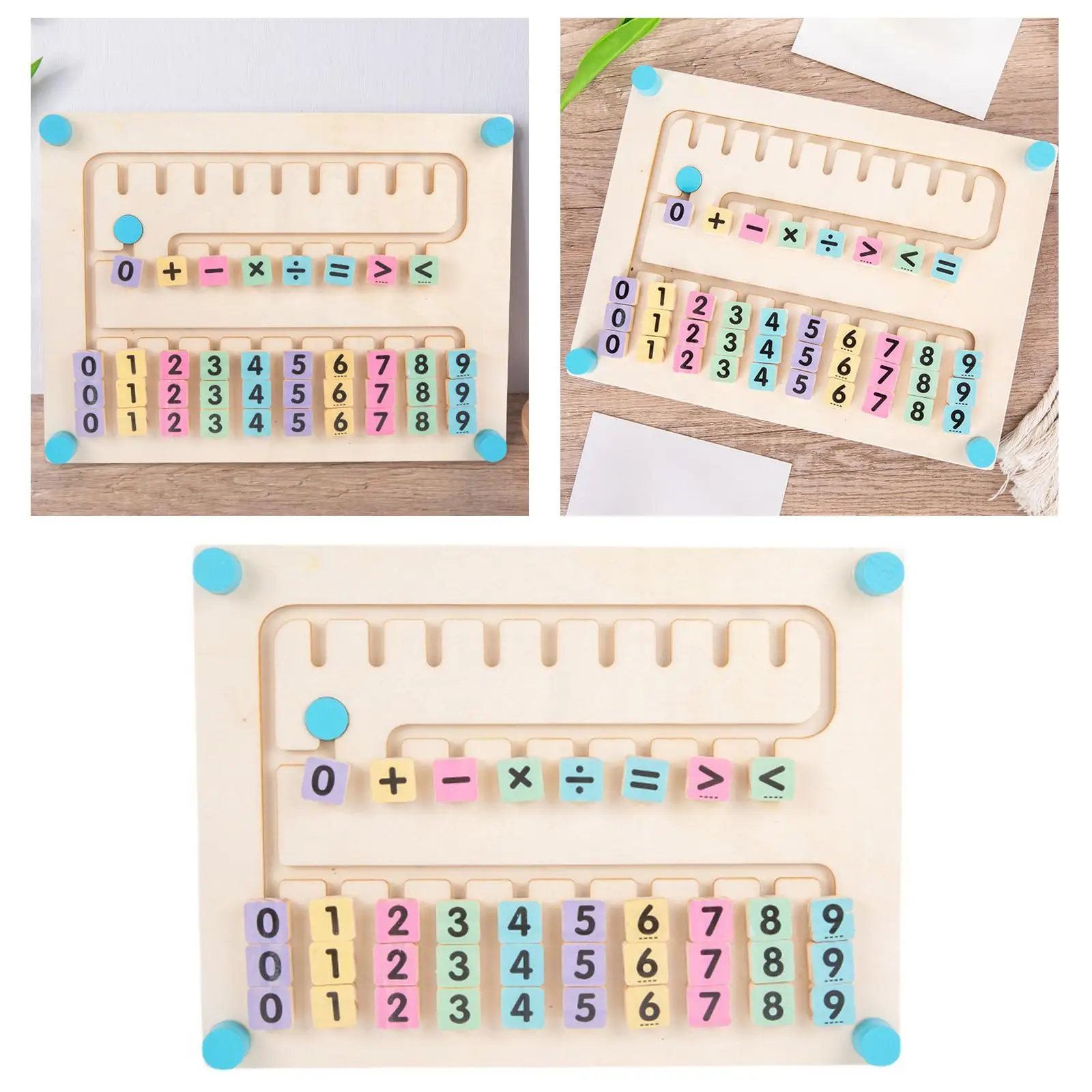 Wooden Math Toys Preschool Learning Toys Early Education Toy