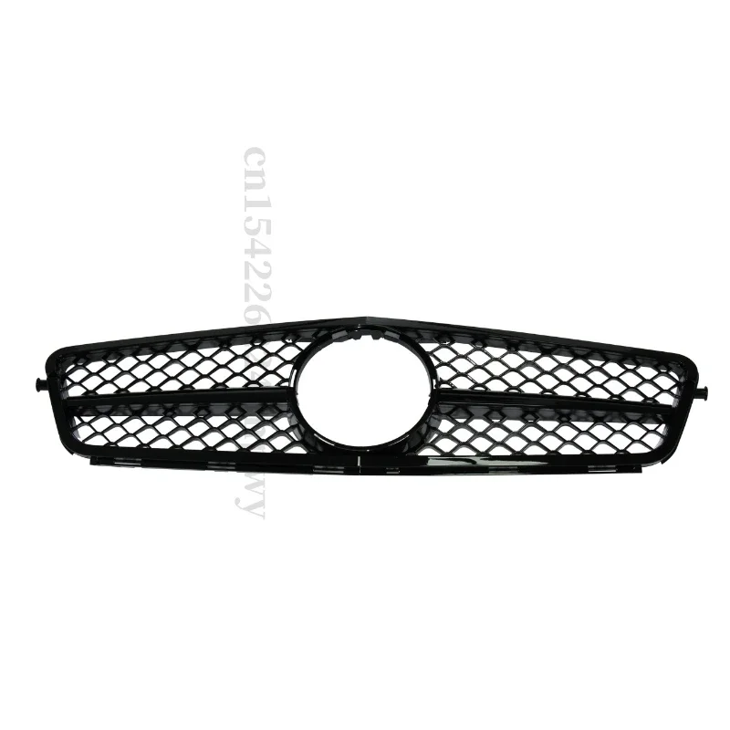 Front Grille For Mercedes Benz W204 C Class AMG Style 2008-2014 C180 C200 C250  C300 C350 Tuning  Front Grill ABS Bumper Grille view 5