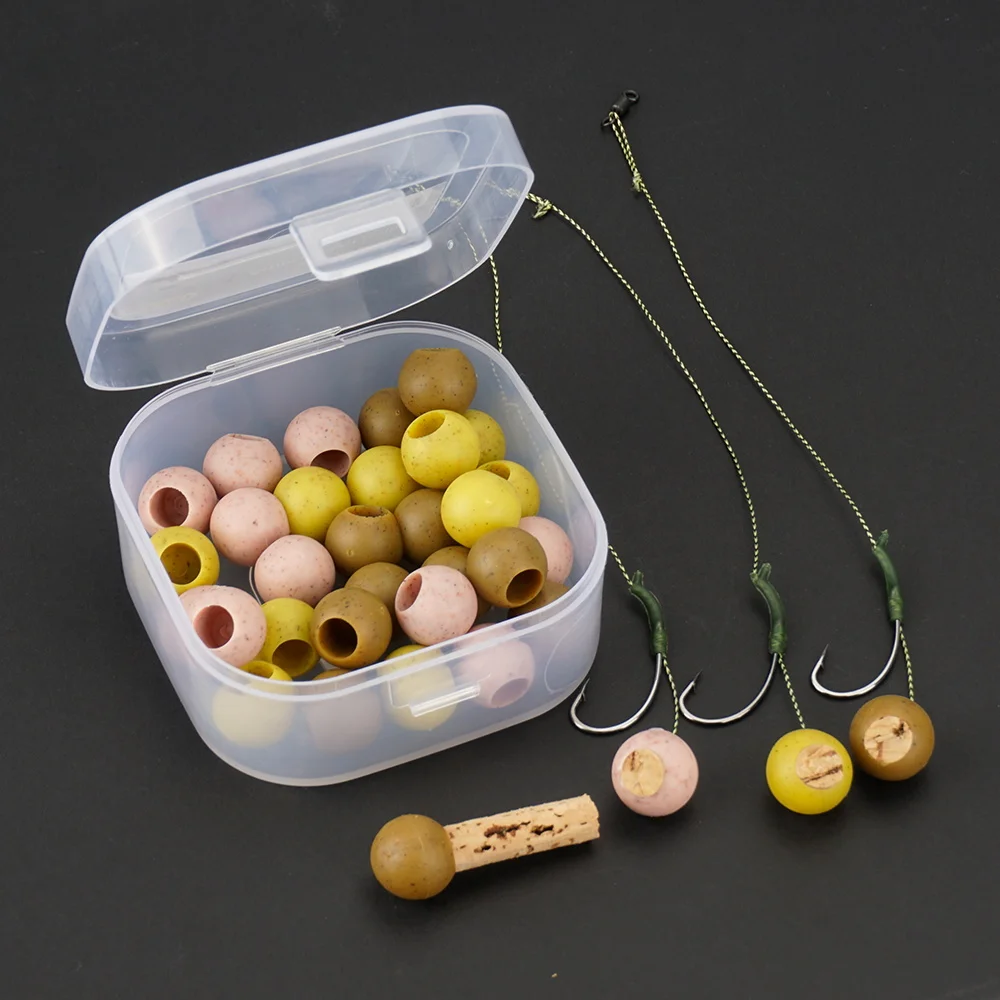 iscas-artificiais-flutuantes-hirisi-30pcs-pop-up-boilies-para-pesca-de-carpa-10mm-cores-mistas-com-palitos-de-cortica-para-hair-rig-chod