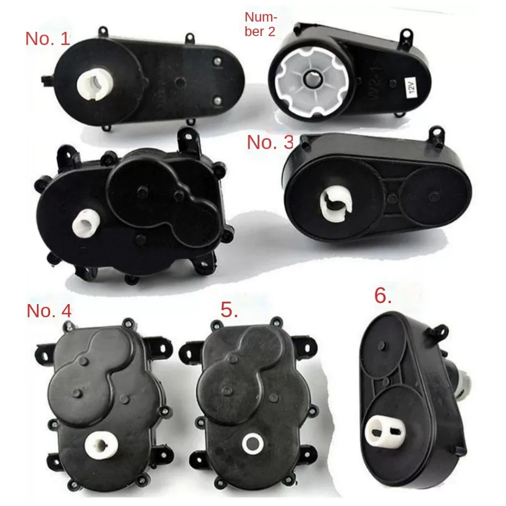 

Children's Electric Vehicle Steering Shaft Motor Ride on Toys Plastic Servos Motor Gearbox Easy to Install 12V Steering Box