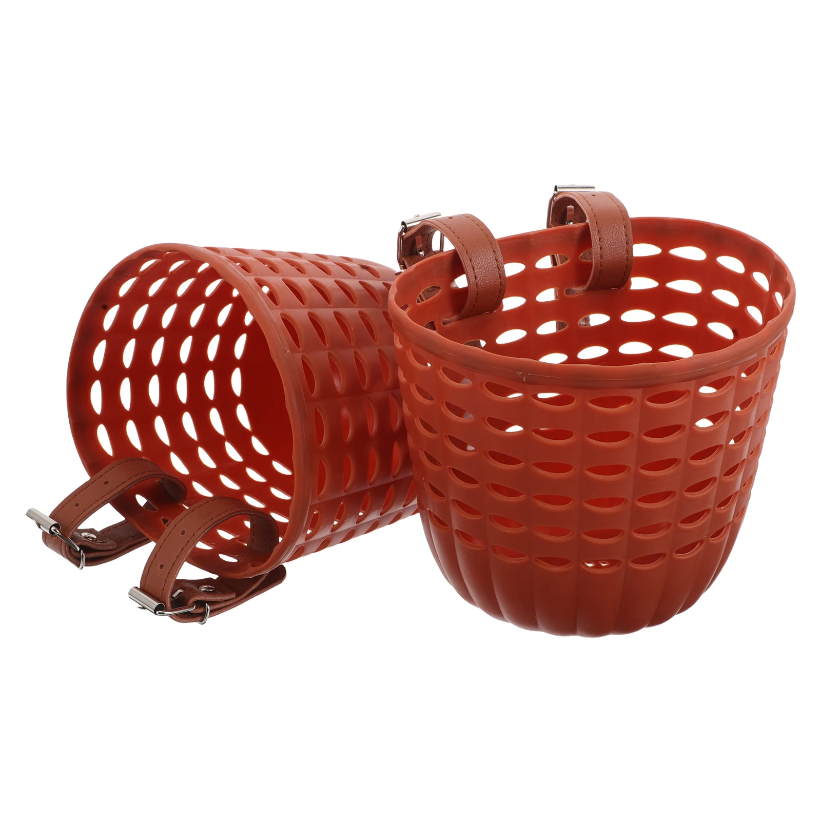 

2 Pcs 's Bicycle Basket Bike Baskets for Scooter Accessories Front Rack Portable