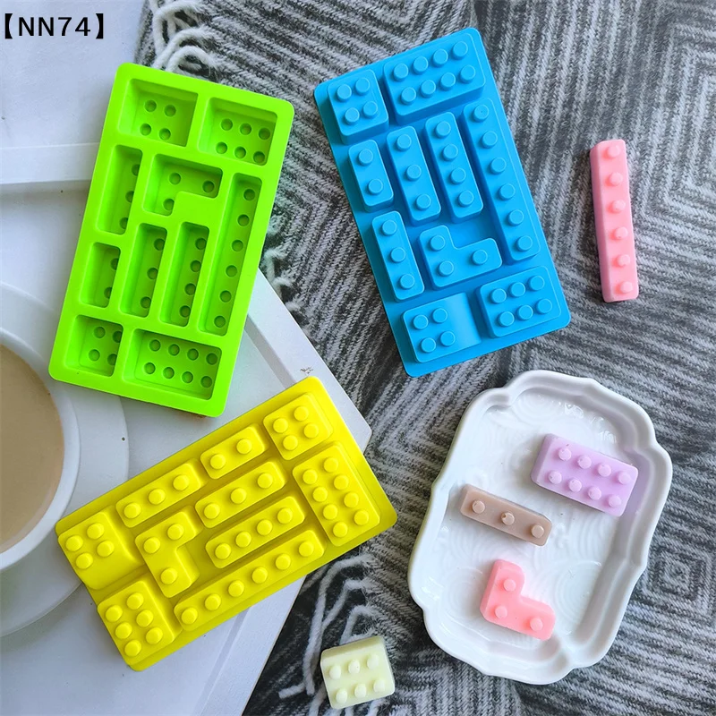 【NN74】10 Block Silicone Ice Lattice Ice Mold Creative Cake Mold DIY Candy Cookie Baking Chocolate Mold[J]【W4】