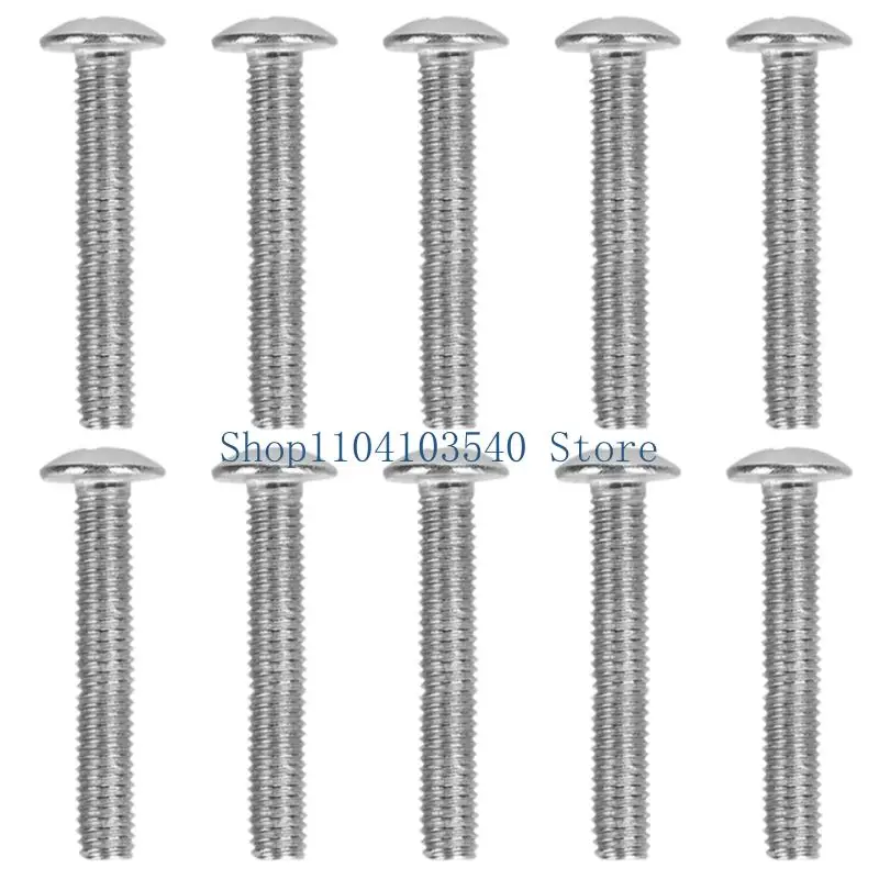 02DC Machine Screws with Pan Head Design Hardware Screw for Home Repair & Service Use