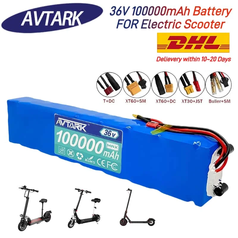 

Original 36V 10S3P 100000mAh Battery Pack for Xiaomi M365 ⚡M356 PRO 250W~500W Electric Scooter 36v 21700 Li-ion Battery ✅100Ah
