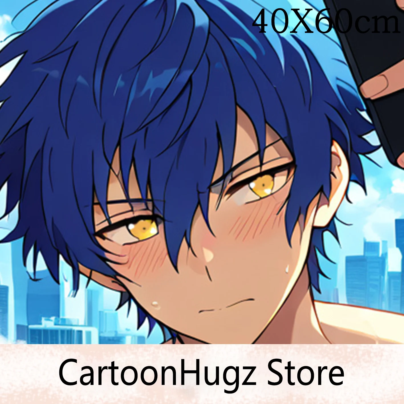 Jun Sazanami Anime 40x60cm Dakimakura Pillow Cover Home Bedroom Decor Cushion Case Without Inner