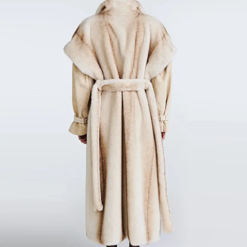 معطف أنيق عتيق من القطيفة أنيق ومتطور خالد معطف نسائي ريترو دافئ دافئ سميك للشتاء والخريف ملابس خارجية للنساء