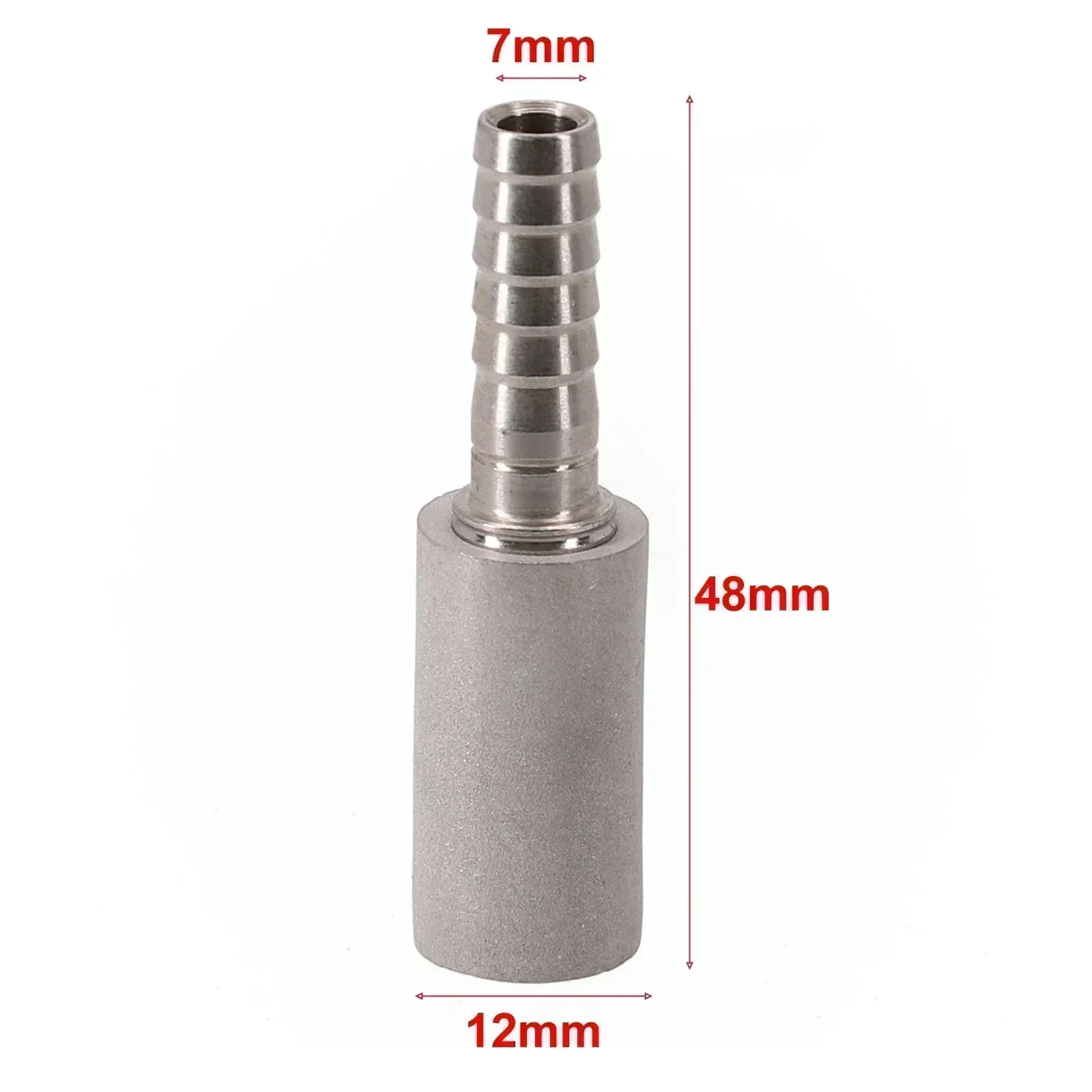 Aeration Stone Beer Carbonation Diffusion Stone Silvery 0.5 /2 Micrometre 48x12x7mm Accessories Practical Brand New