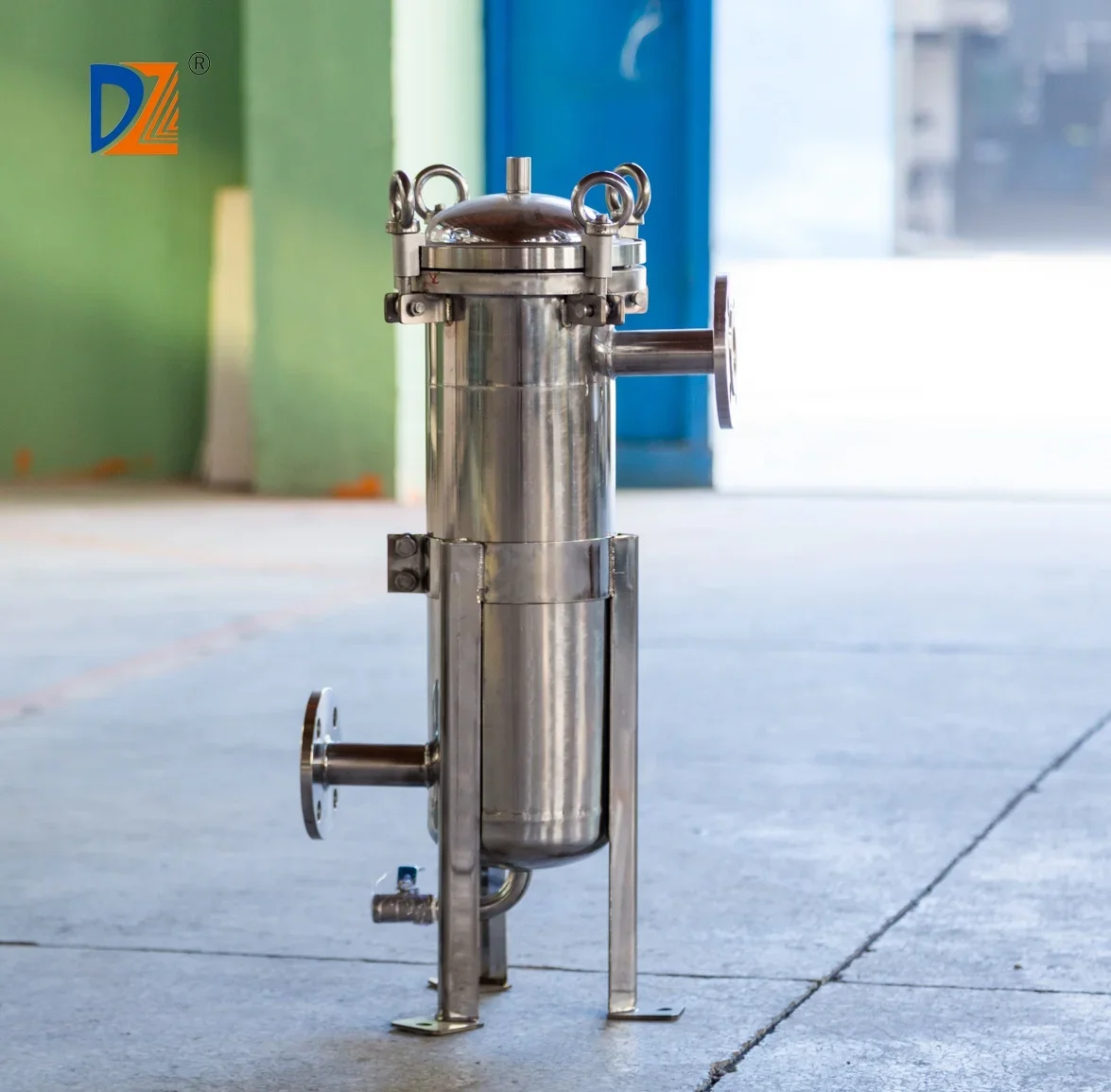 Water Filtration Machine Bag Filter Housing Stainless Steel Liquid Filter Filtrate Small Particles in Liquid 40 M3/h 250L~10000L