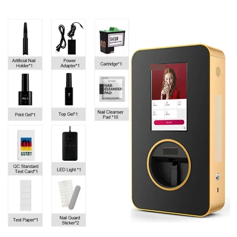 Beauty Nail Painting Machine X12.5 Automatic Nail 3D Printer Intelligent Printing DIY Smart Manicure Machine