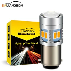 1x 6V 12V 24V Motorcycle BAX15D LED Headlight Bulb 6000K Moto Car Auto Light Auxiliares Scooter Moped Motobike Head Lamp