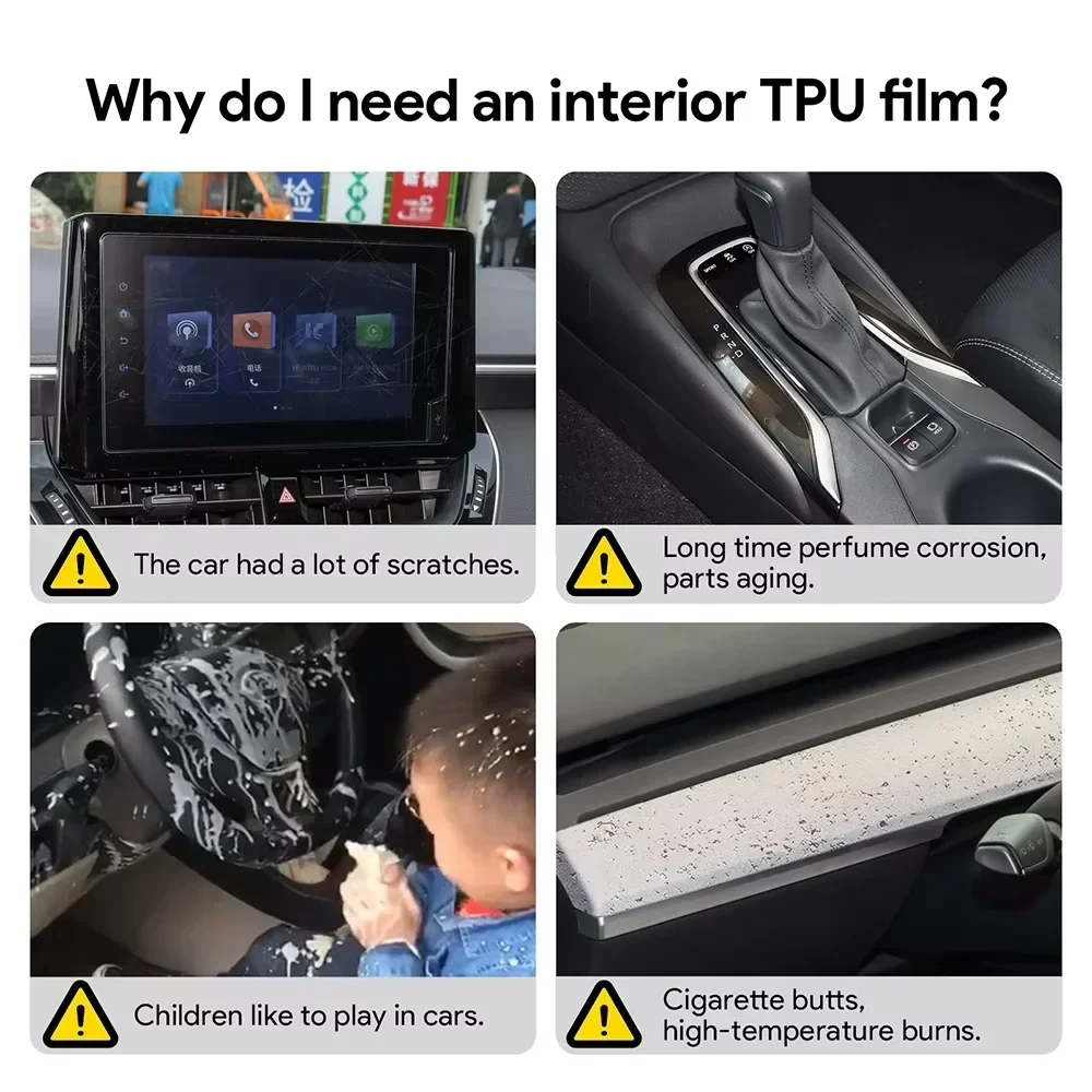 لأودي A5 B10 2025-2026 السيارات الداخلية وحدة التحكم المركزية حماية ملصق شاشة الكريستال السائل ماتي طبقة رقيقة واقية مجددة PPF